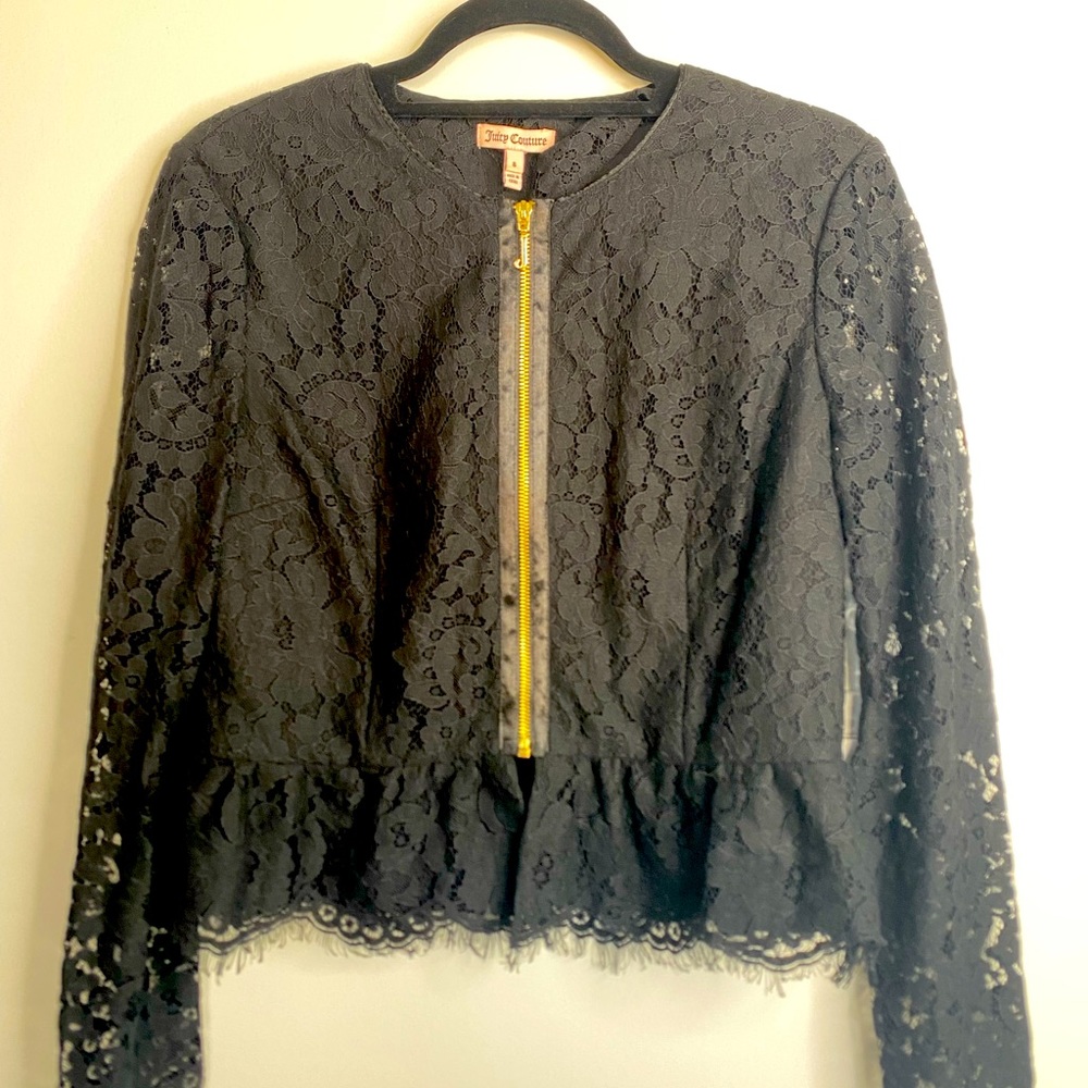 Black lace jacket